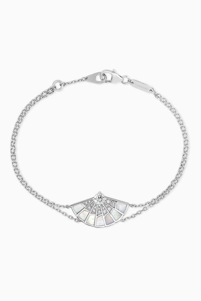 

Fanfare Symphony Diamond & Mother of Pearl Bracelet in 18kt White Gold