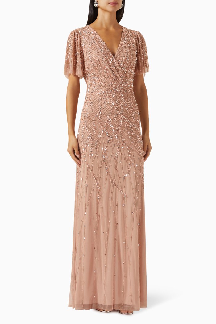

Embellished Gown, Neutral