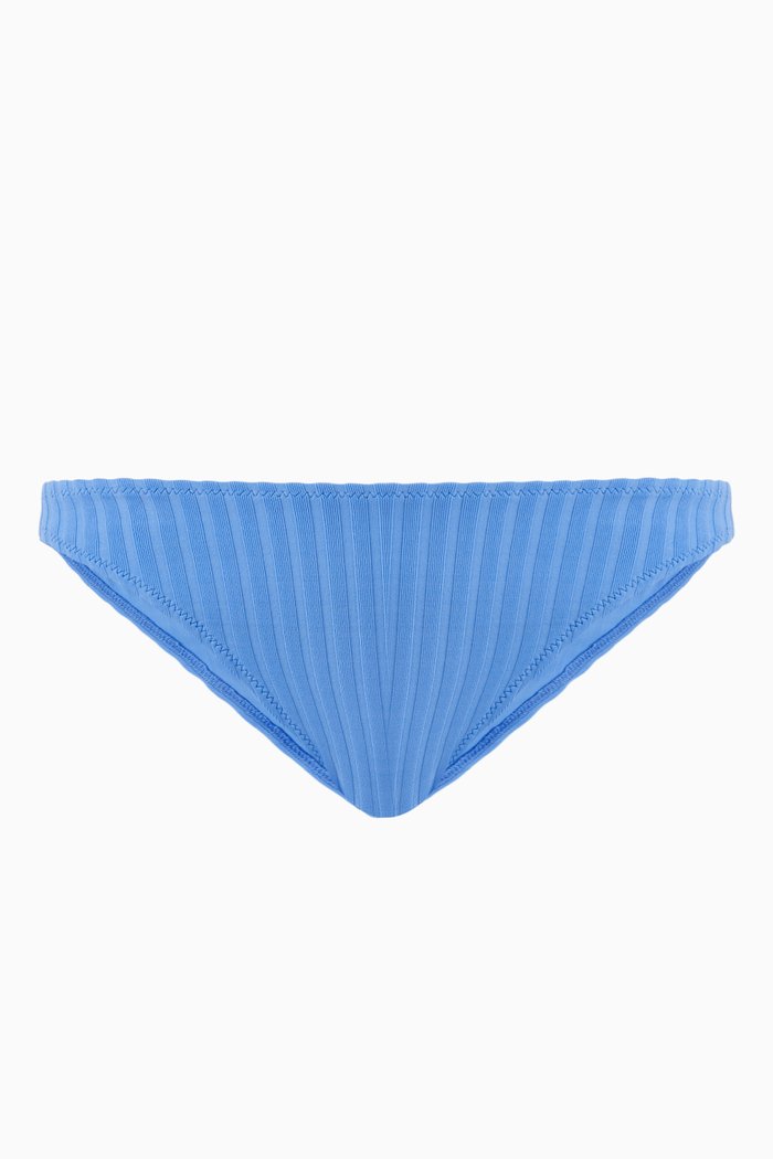 

The Tati Ribbed Bikini Briefs, Blue