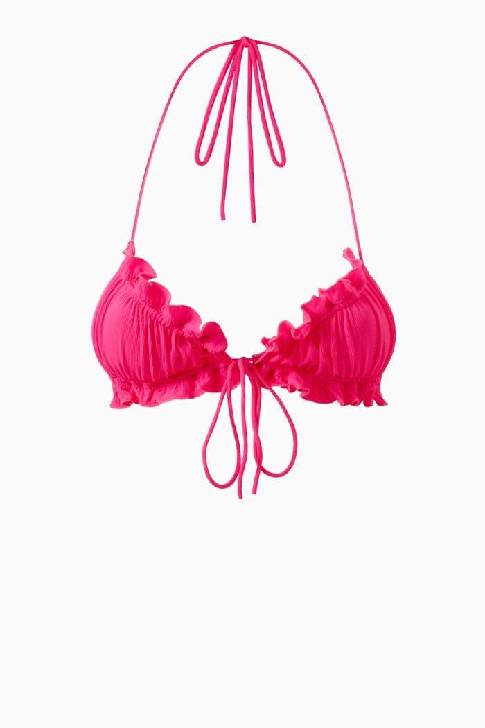 

The Regina Bikini Top, Pink