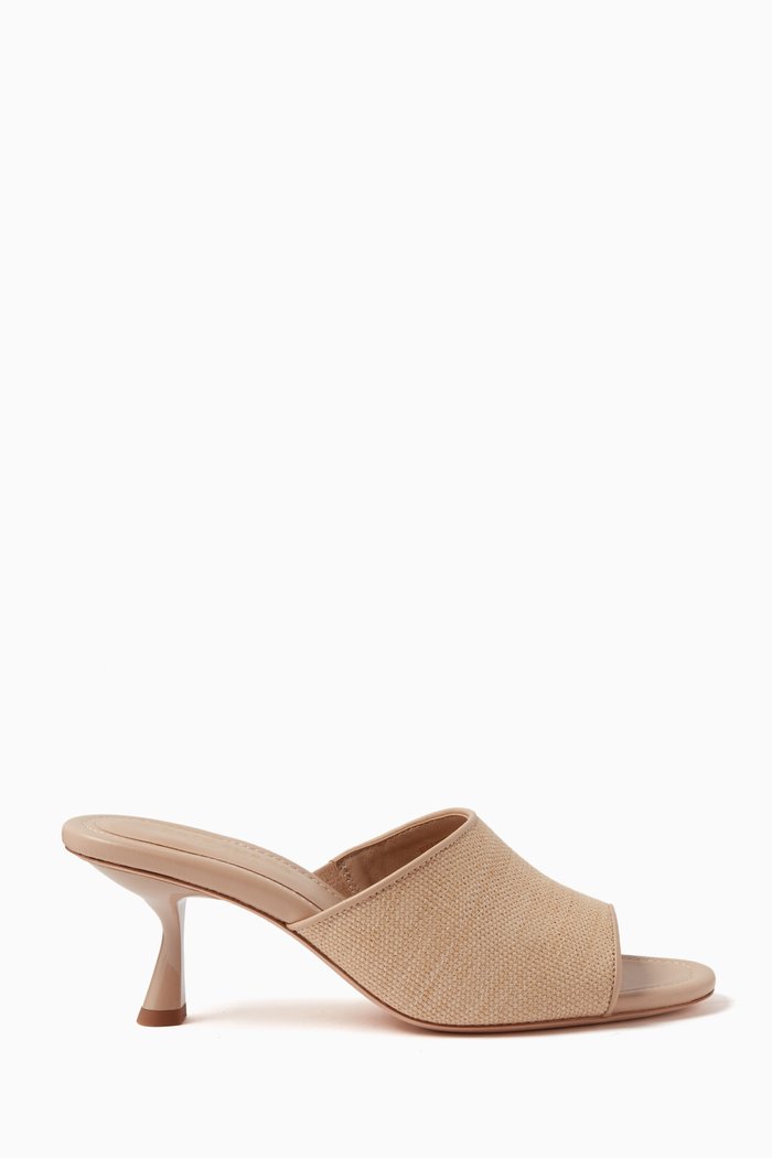 

Malibu Summer 60 Sandals in Raffia, Neutral