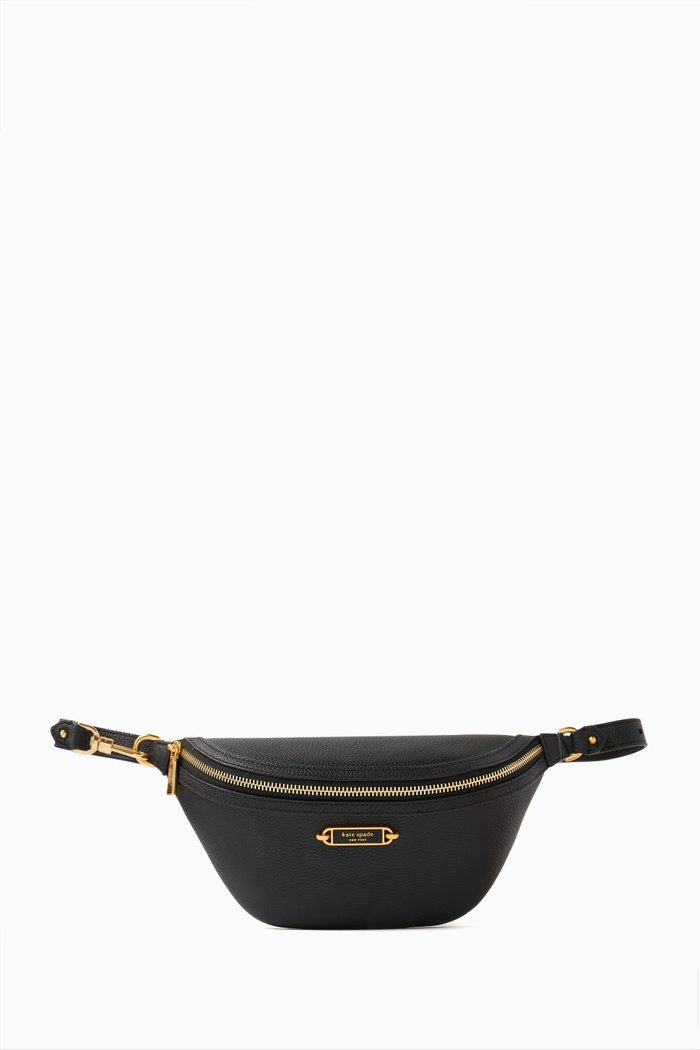 

Medium Gramercy Belt Bag in Pebbled Leather, Black