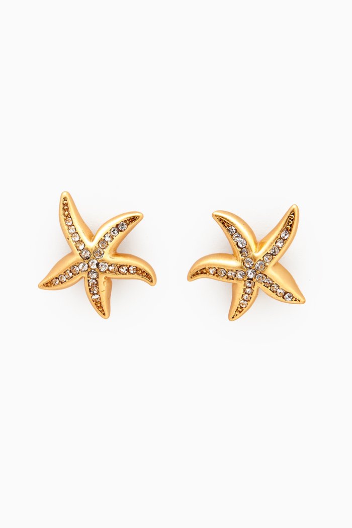

Sea Star Stud Earrings, Multicolour
