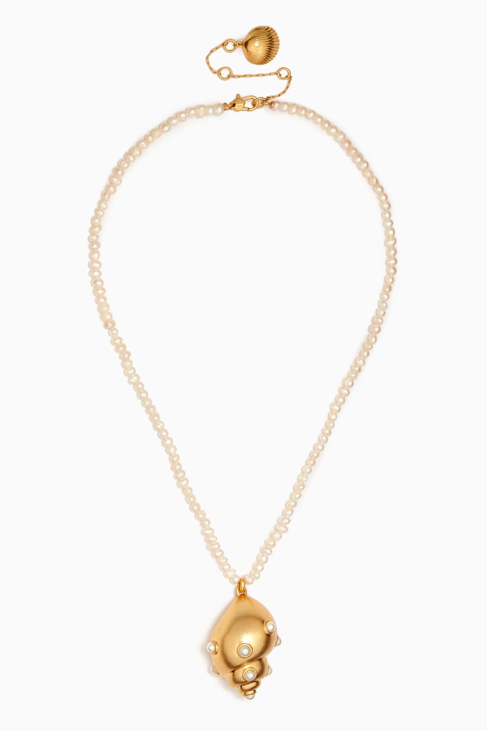 

Reef Treasure Statement Pendant Necklace, Multicolour