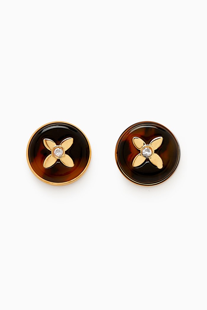 

Breeze Along Stud Earrings, Gold