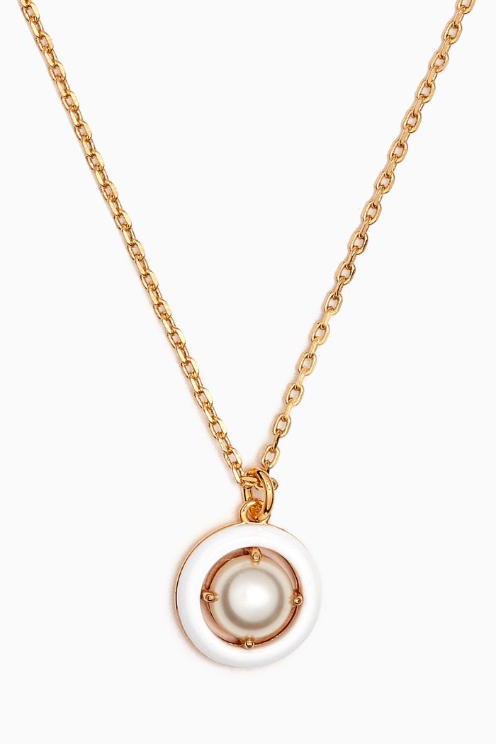 Dream in Colour Pendant Necklace, White