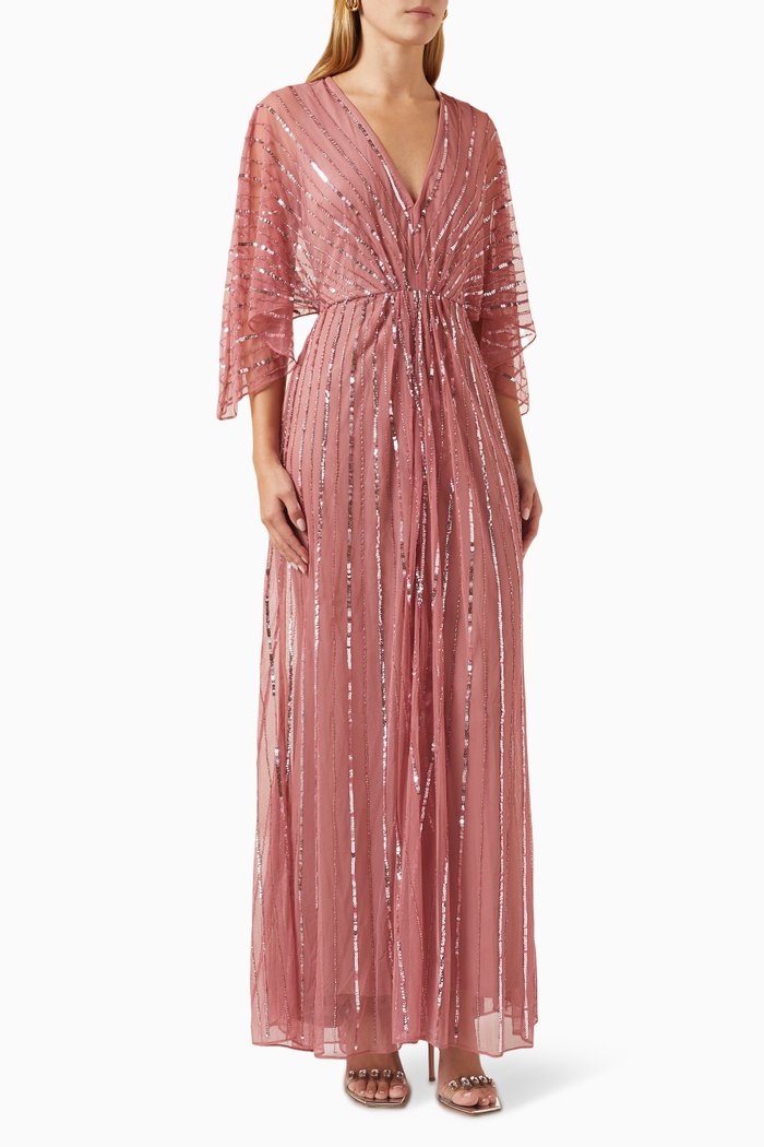 

Beaded Gown, Pink