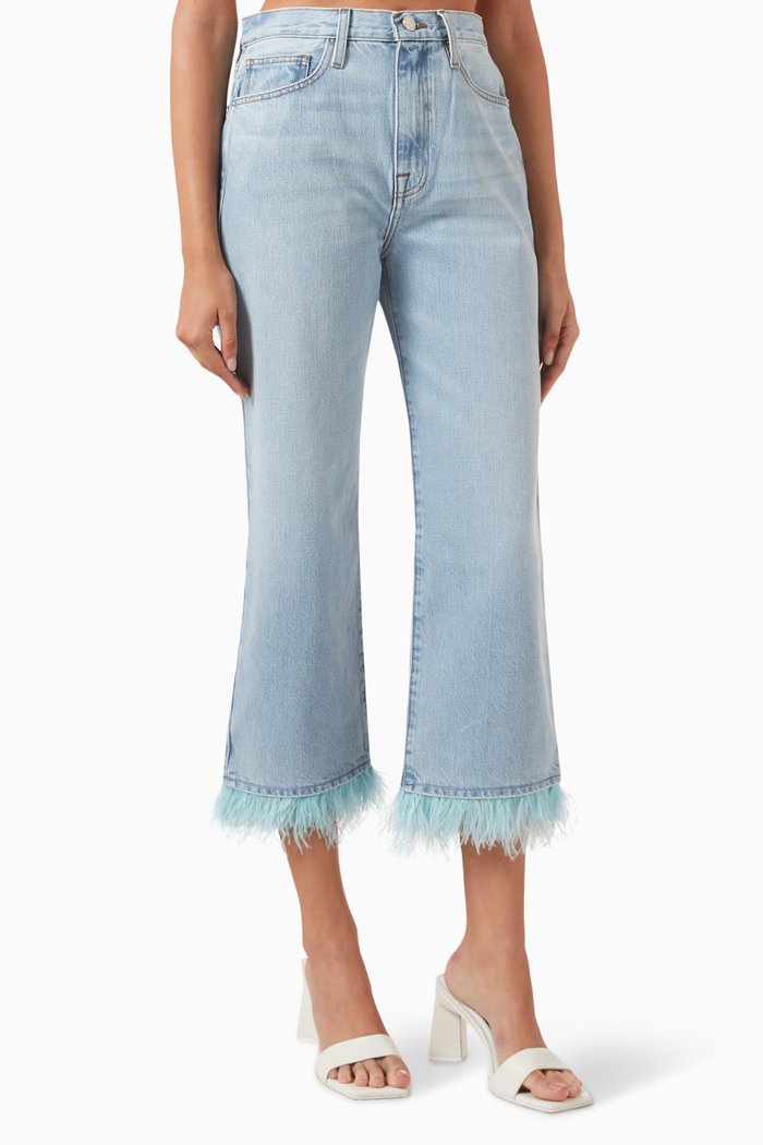 Le Dancing Jane Crop Jeans, Blue
