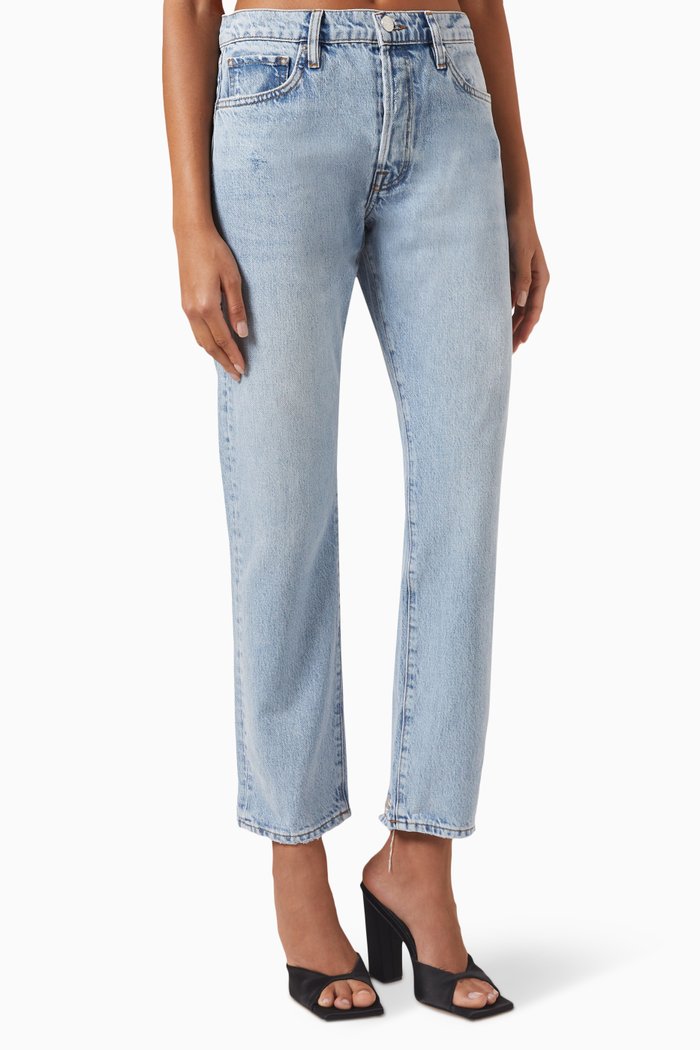

Le Slouch Jeans in Denim, Blue