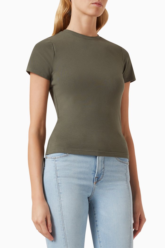 

Baby T-shirt in Stretch Cotton-jersey, Green