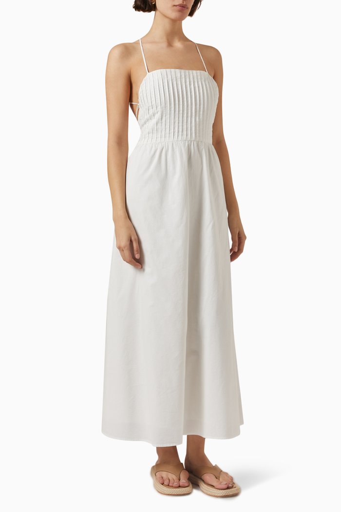 

Kenzie Maxi Dress in Cotton, White