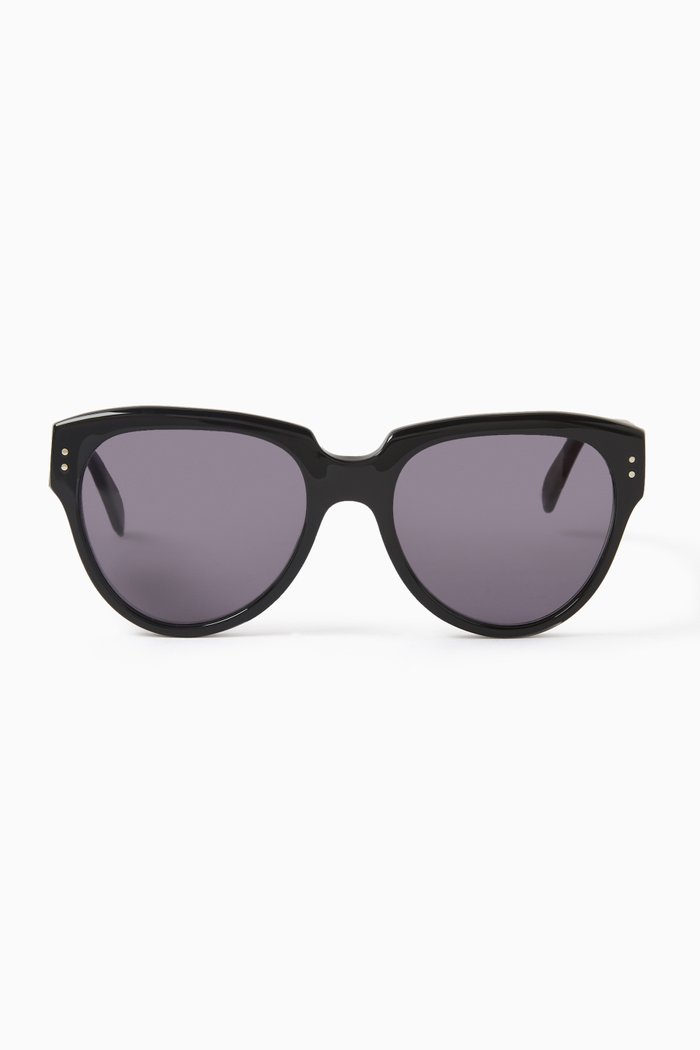 

The Chiara Sunglasses in Acetate, Black