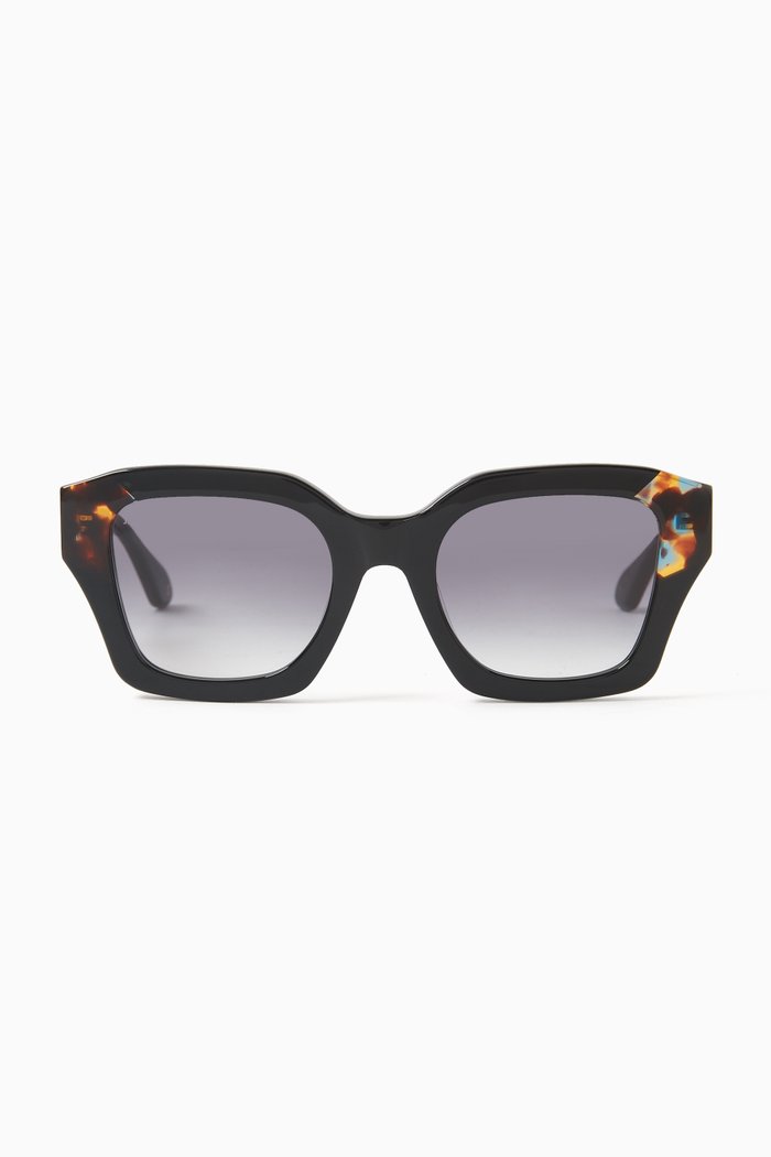 

The Rita Sunglasses in Acetate, Black
