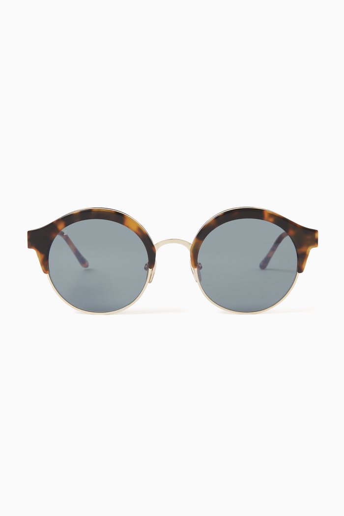 

The Ysee Sunglasses in Acetate & Metal, Brown