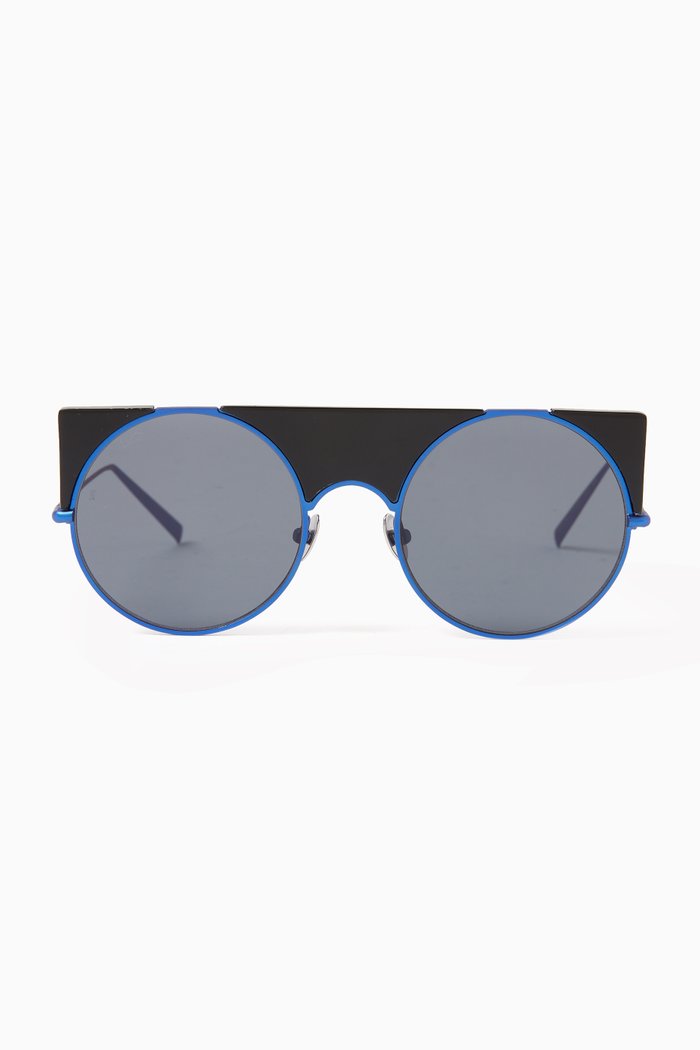 

The Austin Sunglasses in Acetate & Metal, Black