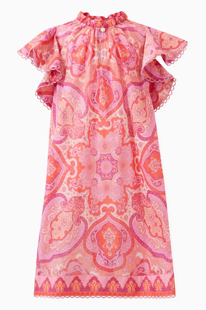 

Halycon Dress in Cotton, Pink