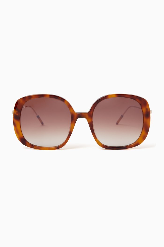 

Marilu Oversized Sunglasses in Acetate & Metal, Multicolour