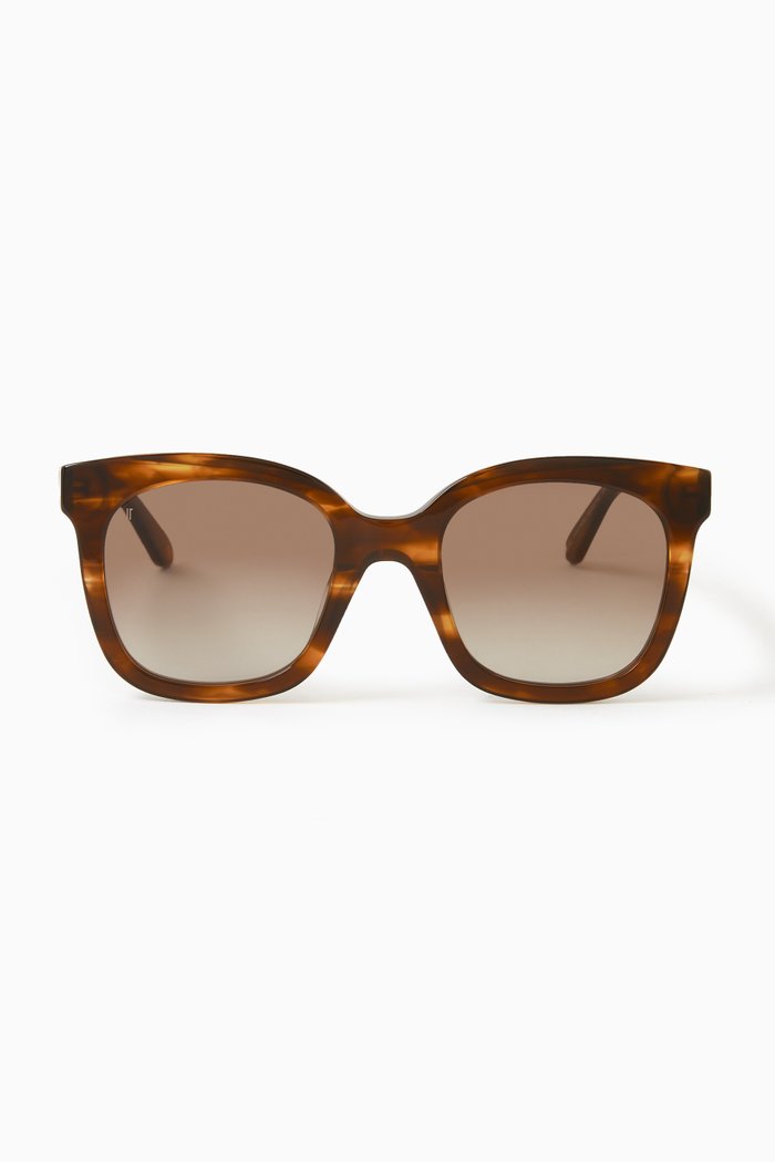 

The Shade Sunglasses in Acetate, Brown