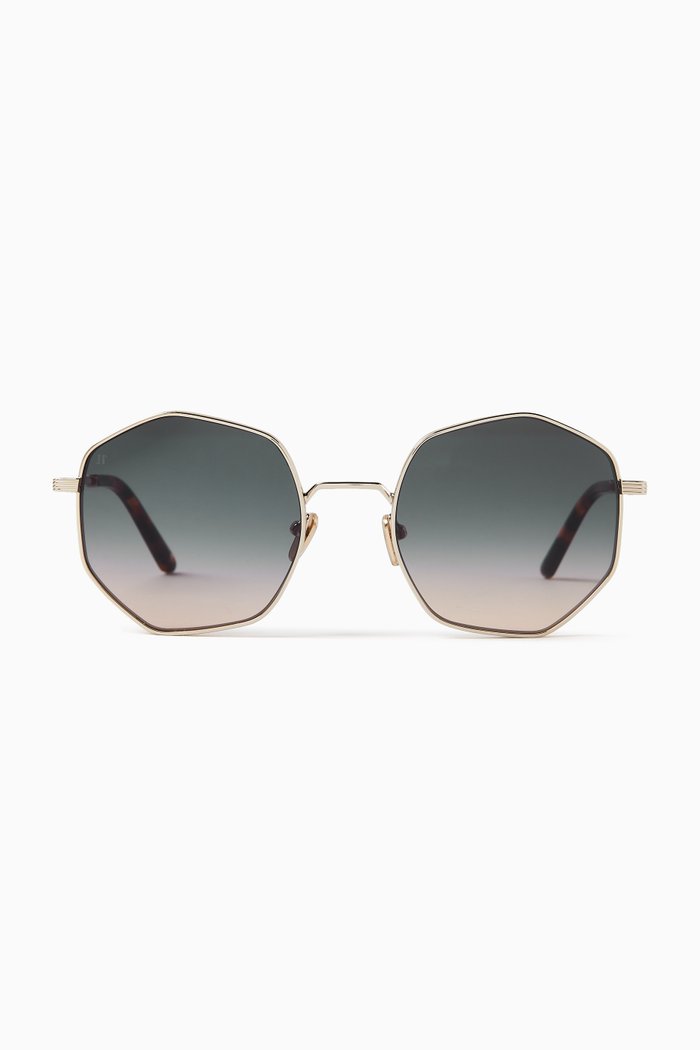 

Estella Sunglasses in Metal, Gold
