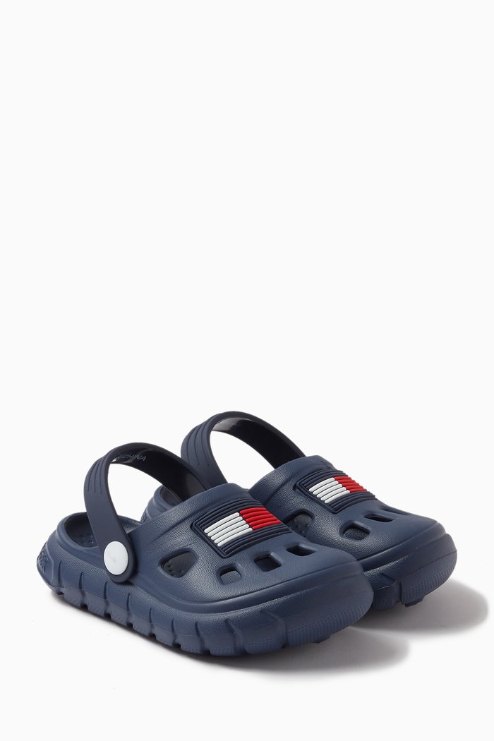 

TH Flag Comfy Sandals in Rubber, Blue