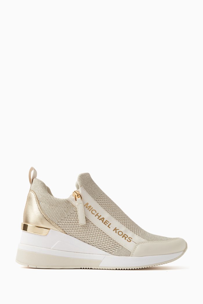 

Willis Wedge Sneakers in Stretch-knit, Multicolour
