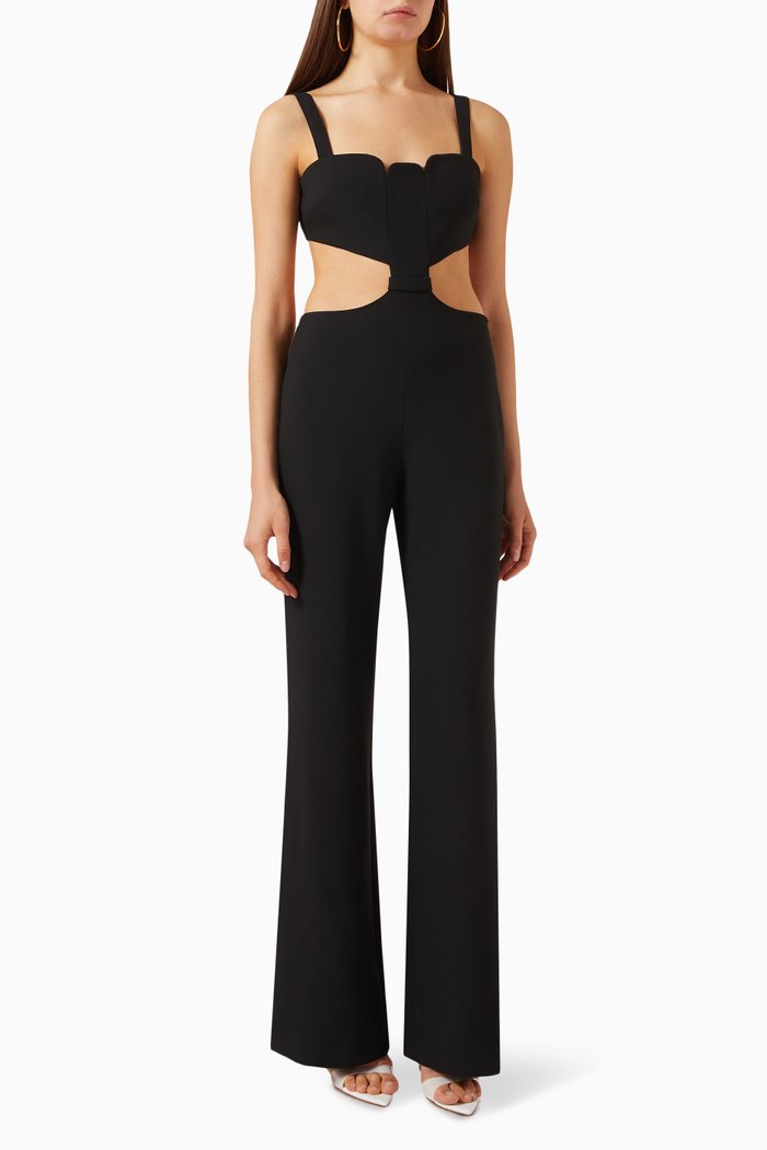 

Lukas Jumpsuit in Viscose-blend, Black