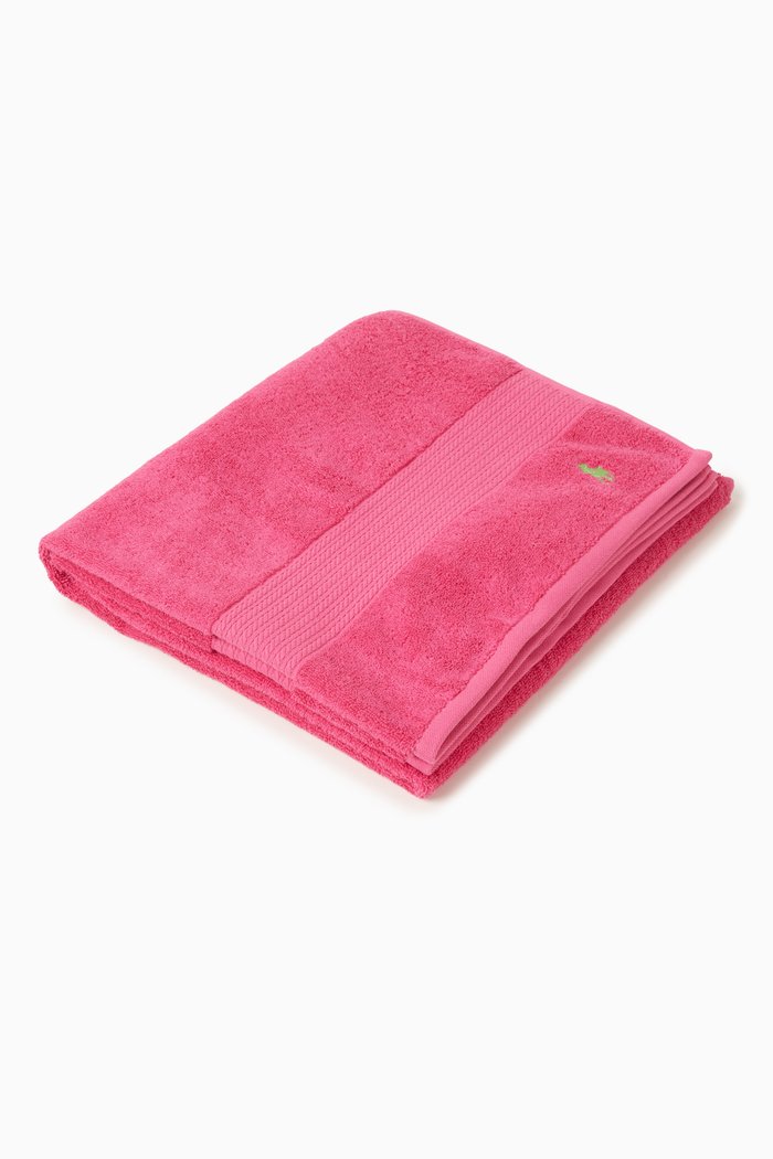 

Player Bath Towel in Terry Cotton, Pink