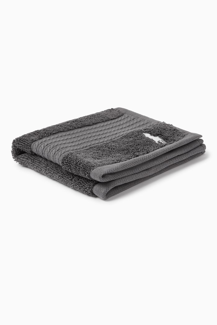 

Player Wash Towel in Terry Cotton, Grey
