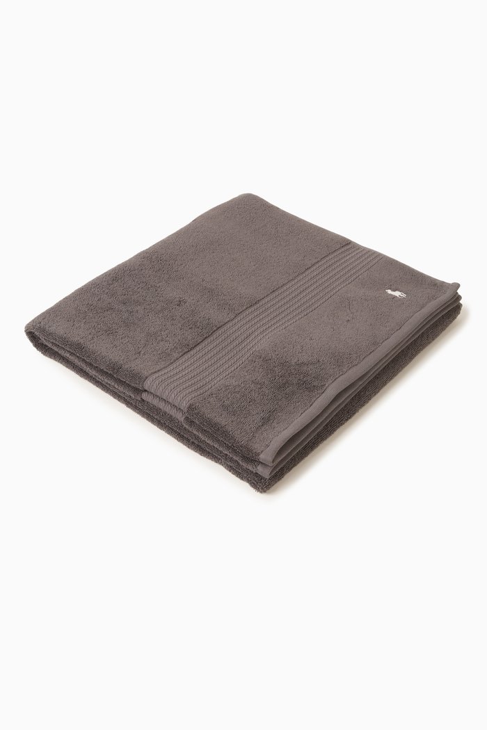 

Player Bath Sheet in Terry Cotton, Grey