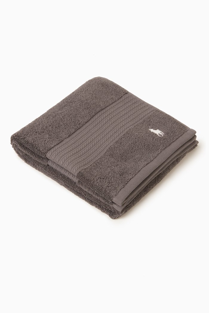 

Player Hand Towel in Terry Cotton, Grey
