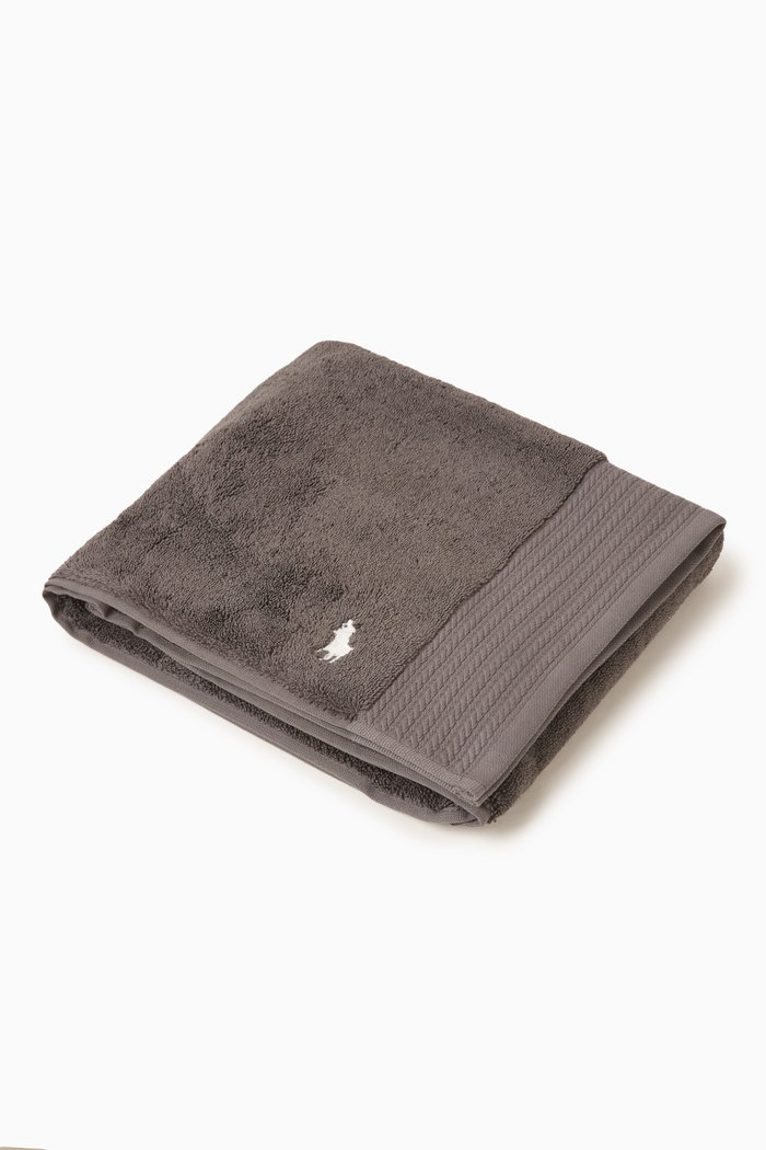 

Player Bath Mat in Terry Cotton, Grey
