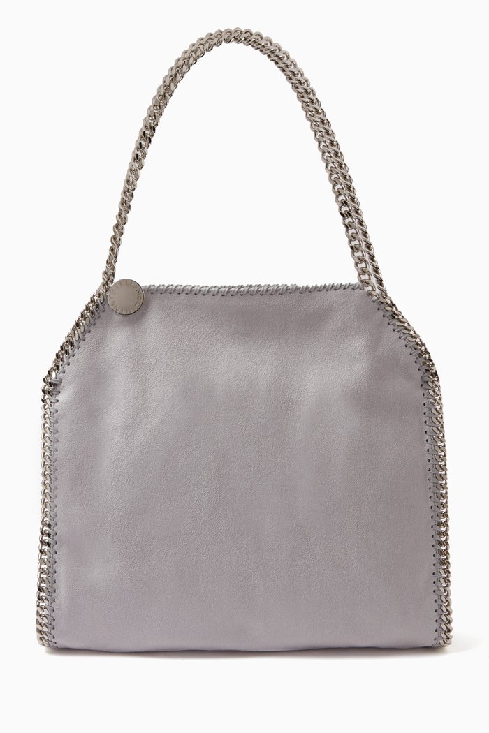 

Small Falabella Tote Bag in Shaggy Deer, Grey