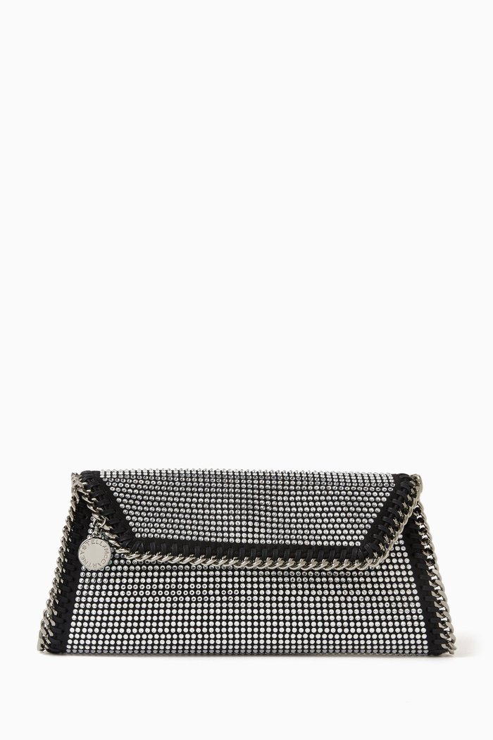 

Falabella Clutch in Crystal Strass, Black
