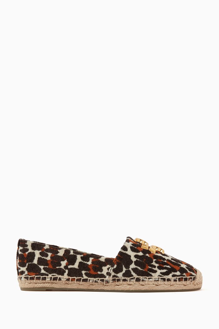

Eleanor Espadrilles in Velvet Leopard Jacquard, Brown