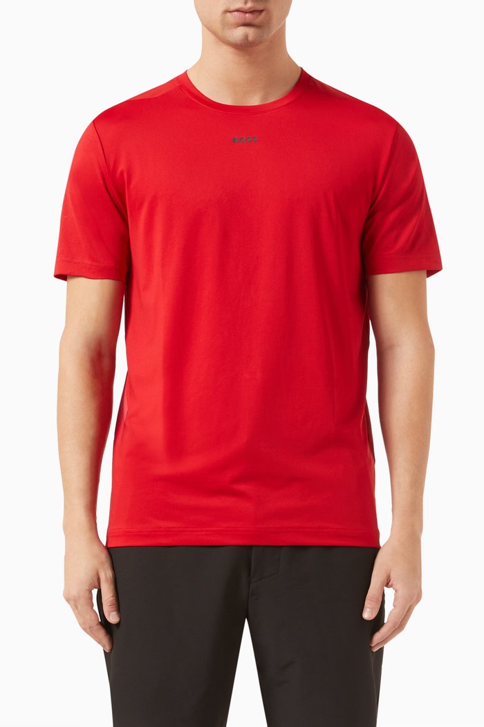 

Slim-fit T-shirt in Jersey, Red