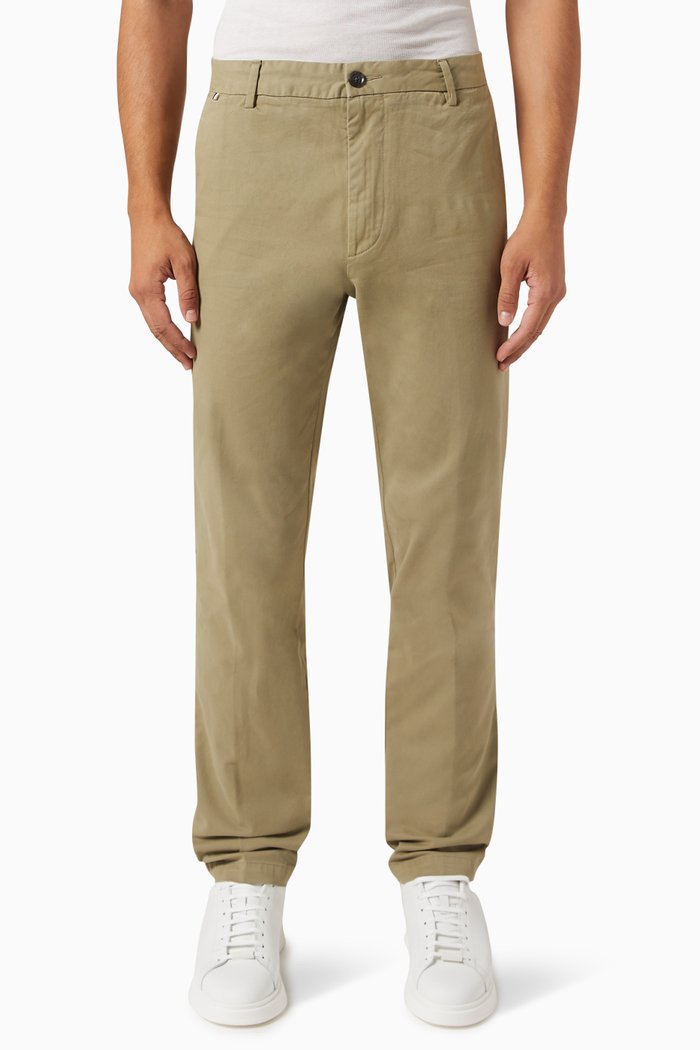 

Kane Tapered Pants in Stretch Gabardine, Green