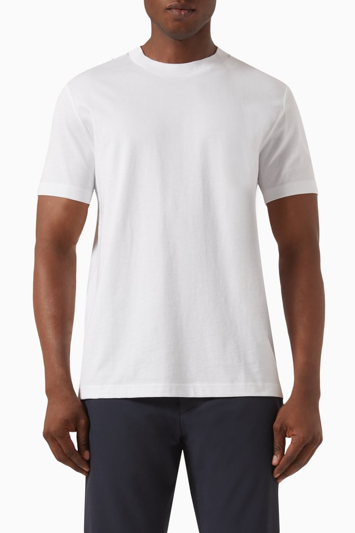 

Logo T-shirt in Cotton Jersey, White