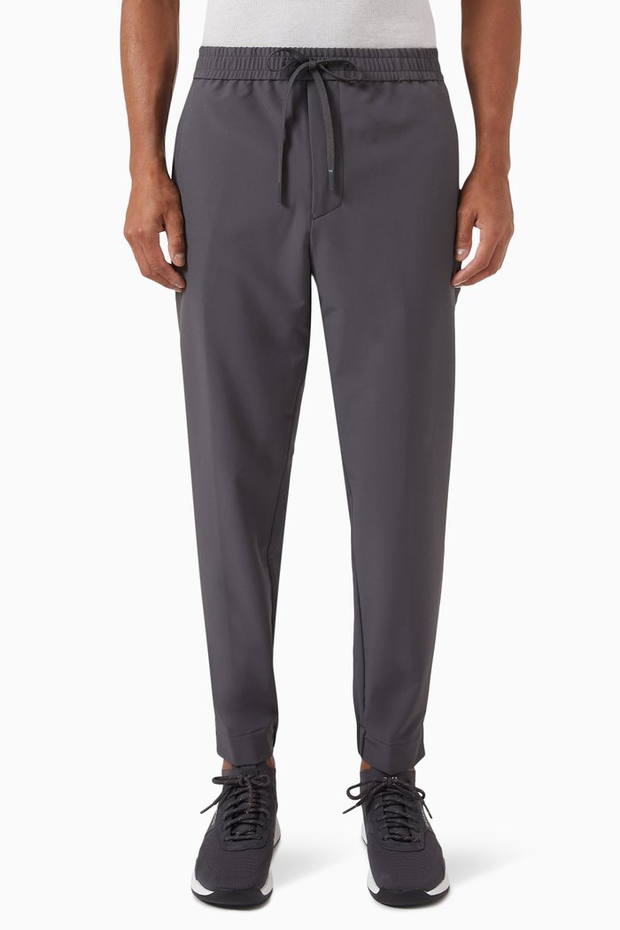 

Tapered Pants in Water-repellent Fabric, Grey