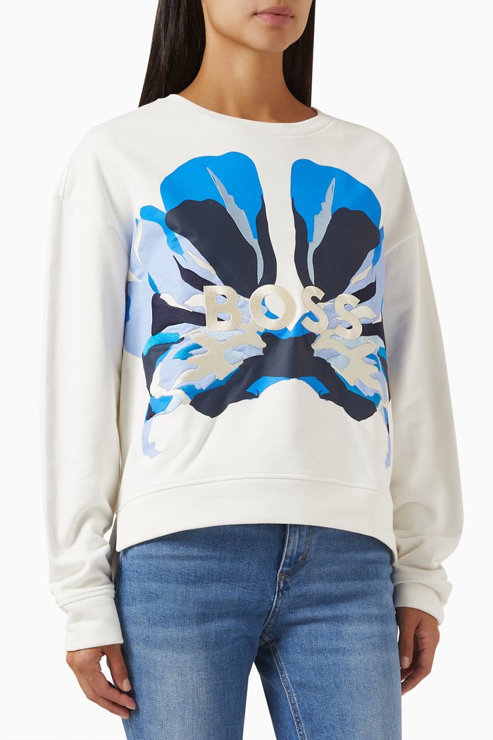 

Ehanne Artwork Sweatshirt in Organic-cotton, Neutral