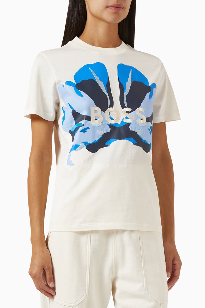 

Ehanni Artwork T-shirt in Cotton-jersey, Neutral