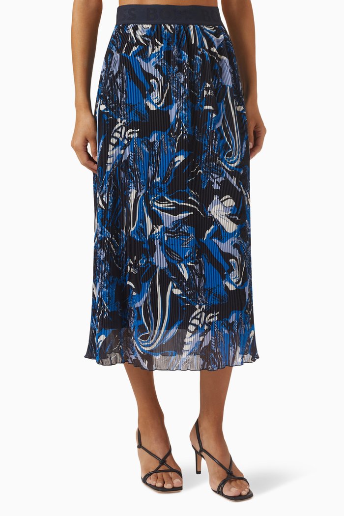 

Vapliso Midi Skirt, Blue