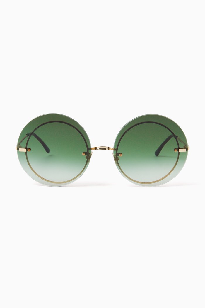 Narciso Sunglasses in Metal, Multicolour