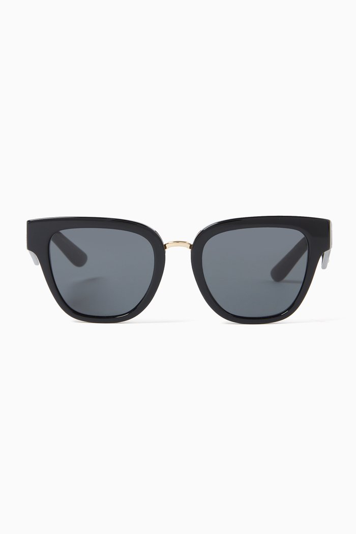 

Butterfly Sunglasses in Acetate, Black