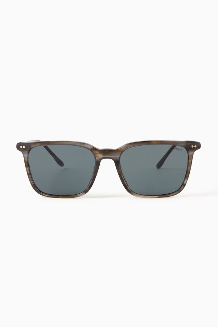 

Square Sunglasses in Acetate, Brown