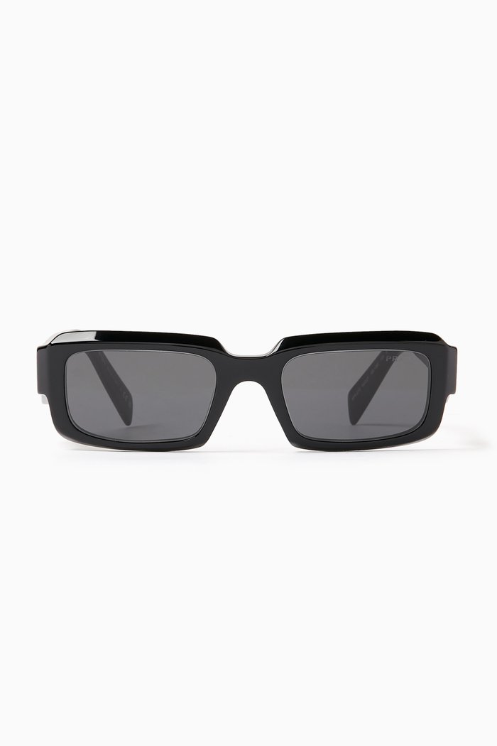 

Square Sunglasses in Acetate, Black