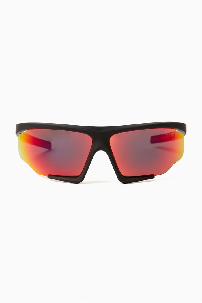 Linea Rossa Impavid Sunglasses in Nylon Fibre, Black