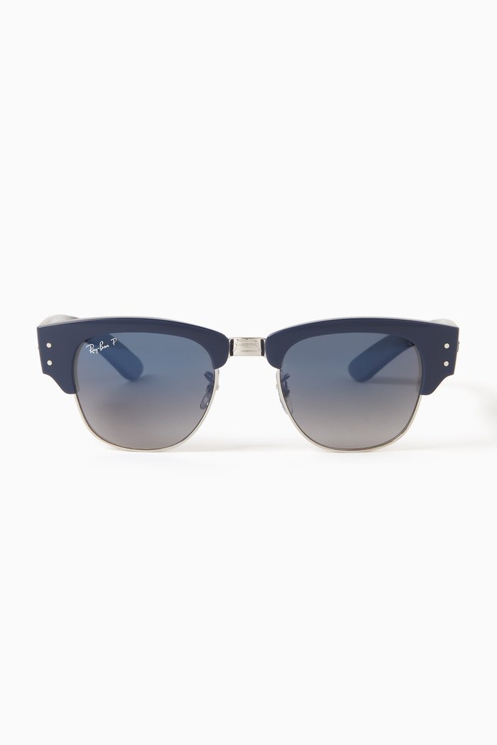 

Mega Clubmaster Sunglasses, Silver