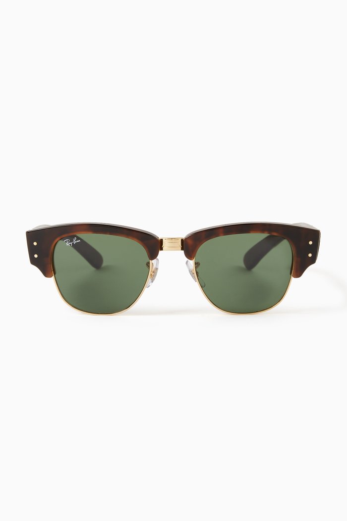 

Mega Clubmaster Sunglasses, Silver