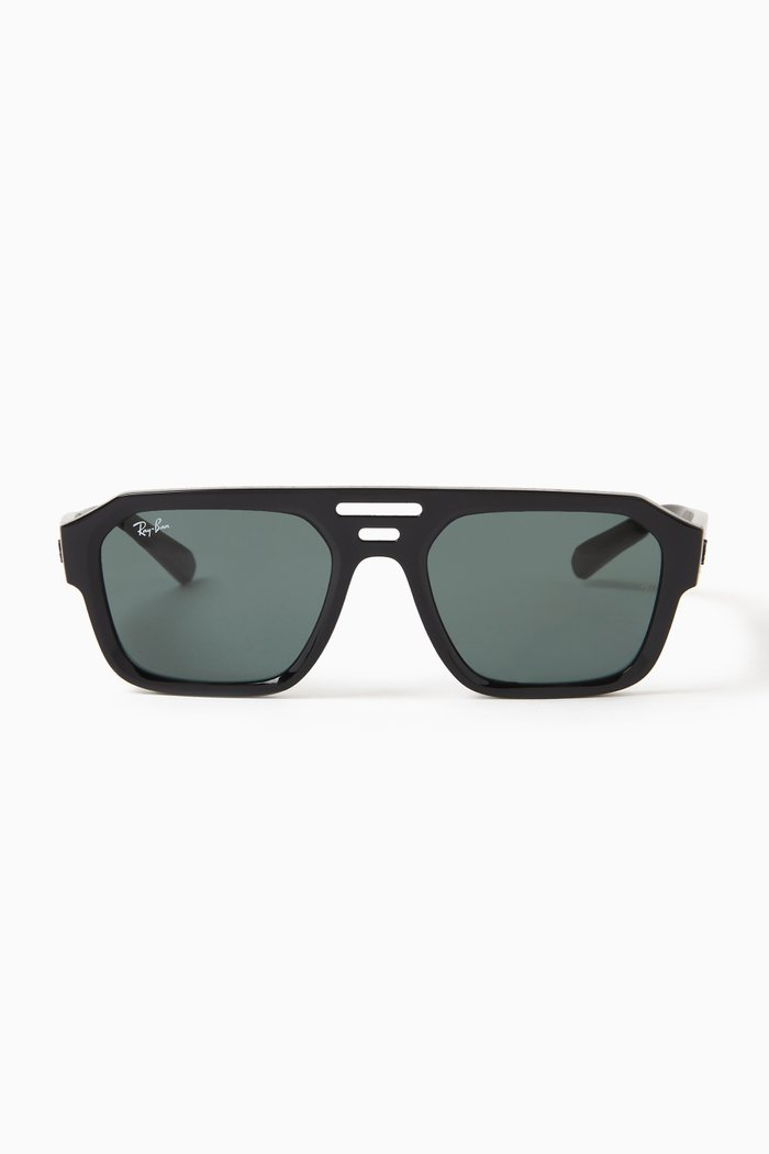 

Corrigan Sunglasses in Acetate, Black