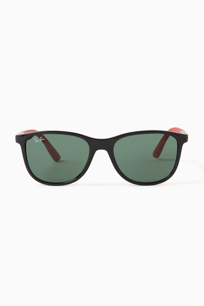 RB9077S Kids Bio-based Sunglasses, Black